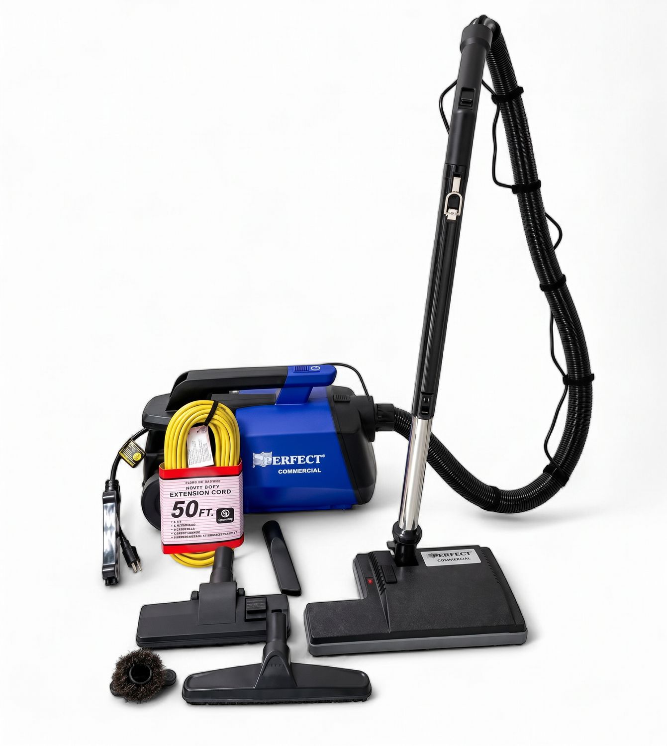 Perfect C105c Perfect Vacuum/Commercial Cleaning + ELECTRIC POWER NOZZLE (Black) FOR CARPETS      - - - NON REFUNDABLE - - -
