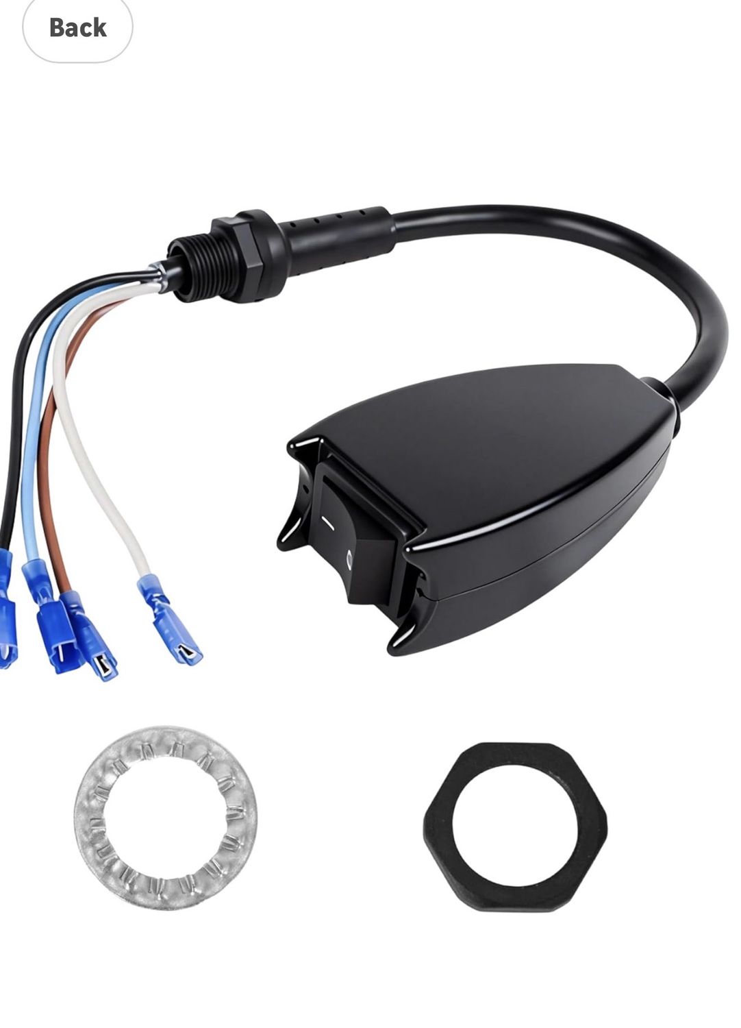 101610 Switch Cord Assembly Compatible with ProTeam Backpack Vacuum Parts 120V Power Cord Replacement for Super CoachVac QuarterVac and More