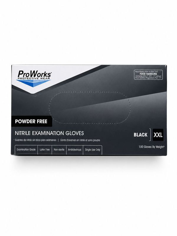 ProWorks® Nitrile Exam Black XXL