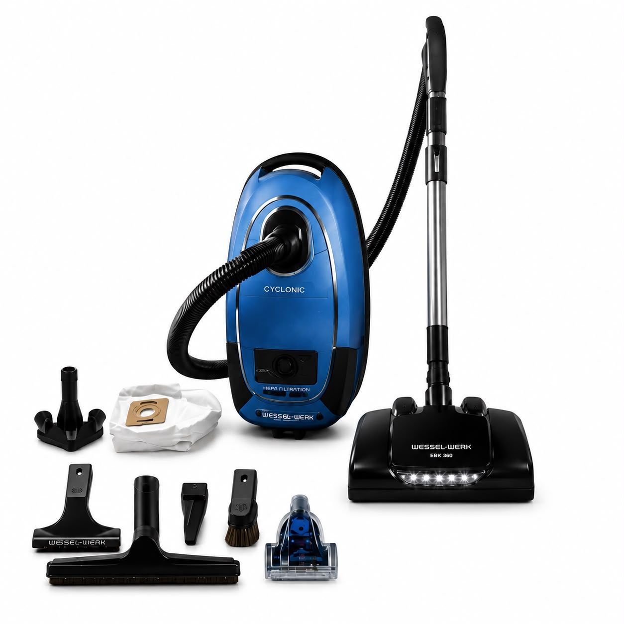 QX 90 Bagged Canister W/ Electric Power Nozzle Kit.