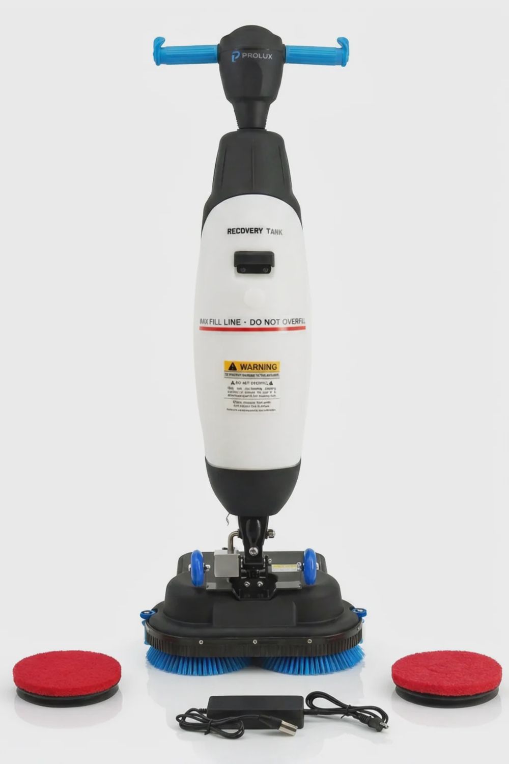 Prolux PLCC430BN Cordless Commercial Micro Dual Brush Floor Cleaner, Scrubber and Buffer