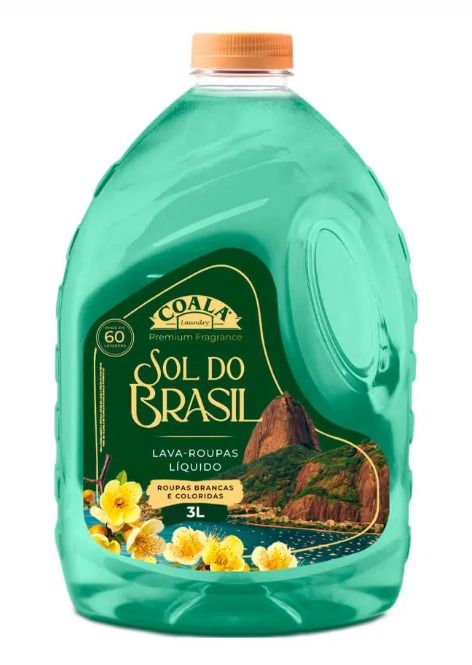 Lava-Roupas Líquido Coala Laundry - Sol do Brasil 3L