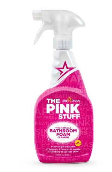The Pink Stuff Miracle Bathroom Foam Cleaner, 25 Oz. Trigger Spray Bottle