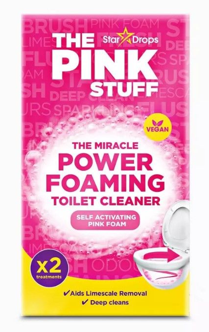 The Pink Stuff The Miracle Power Foaming Toilet Cleaner Powder