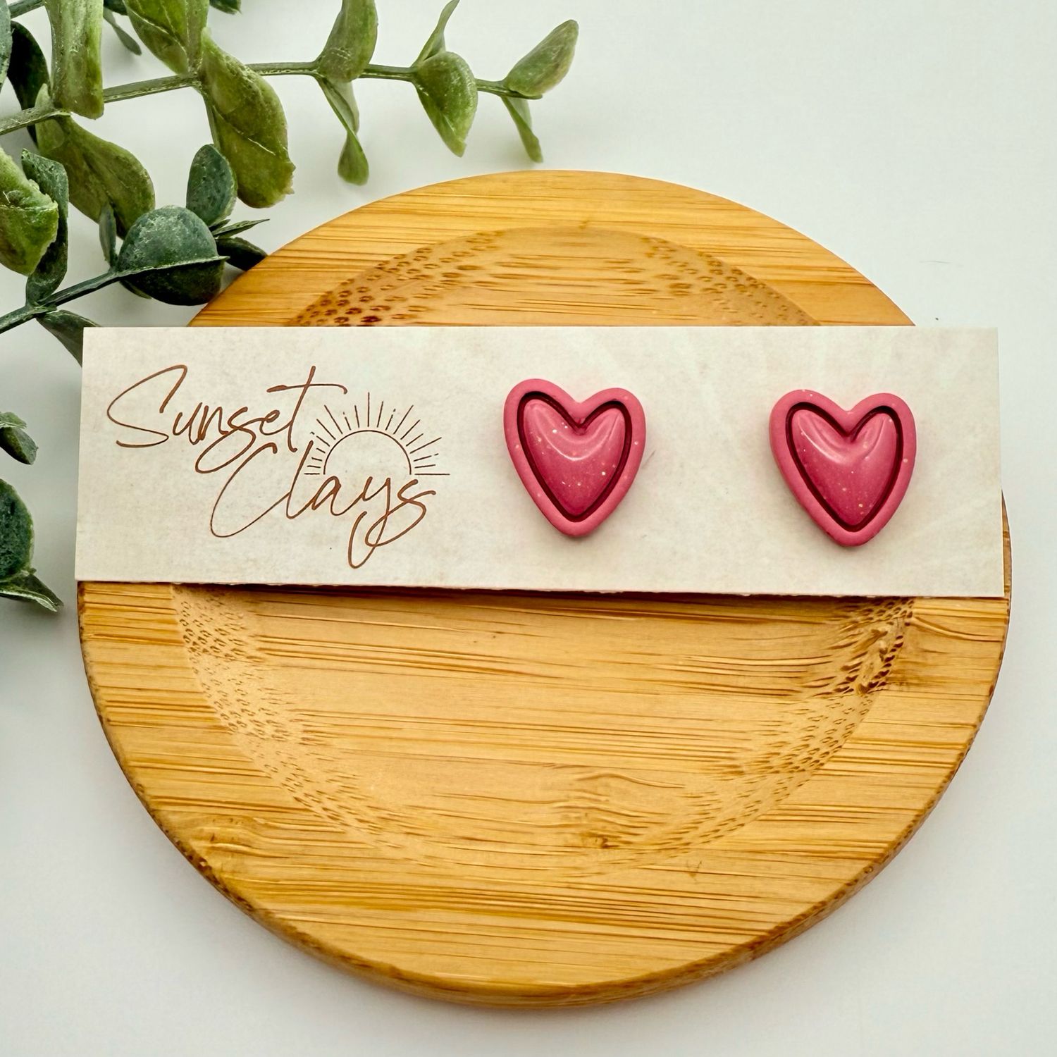 Glittery Pink Hearts
