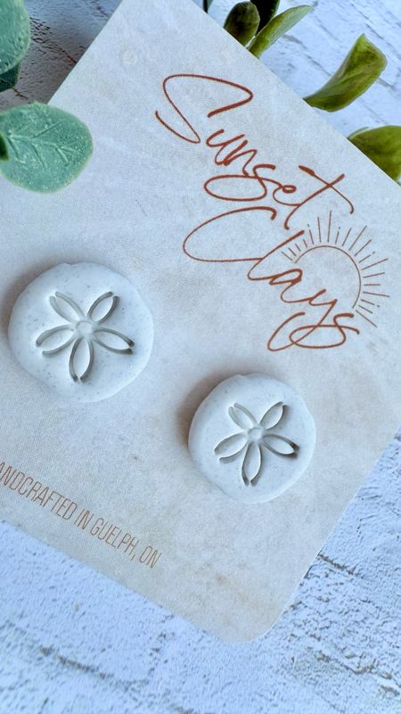 Sand Dollar Studs