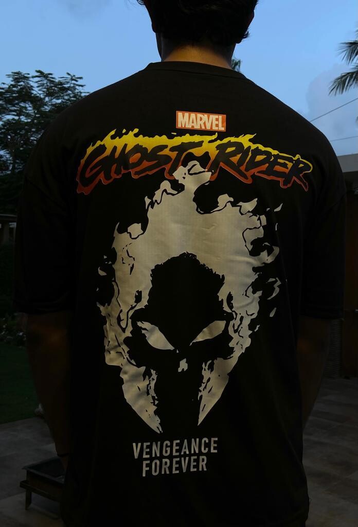 Ghost Rider - Oversized Graphic Tee