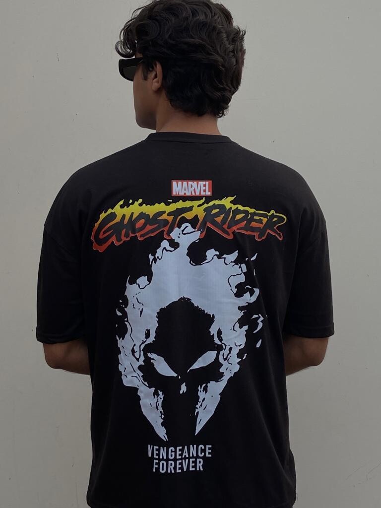 Ghost Rider - Oversized Graphic Tee
