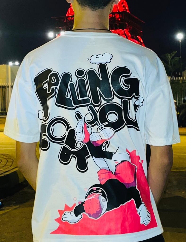 Falling for you - Oversized Graphic Tee
