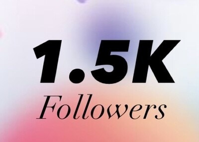 Buy 1.5k followers