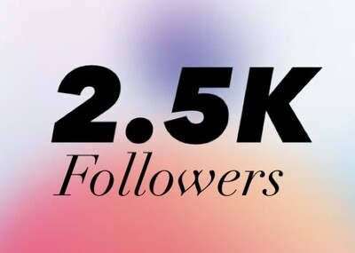 Buy 2.5K followers