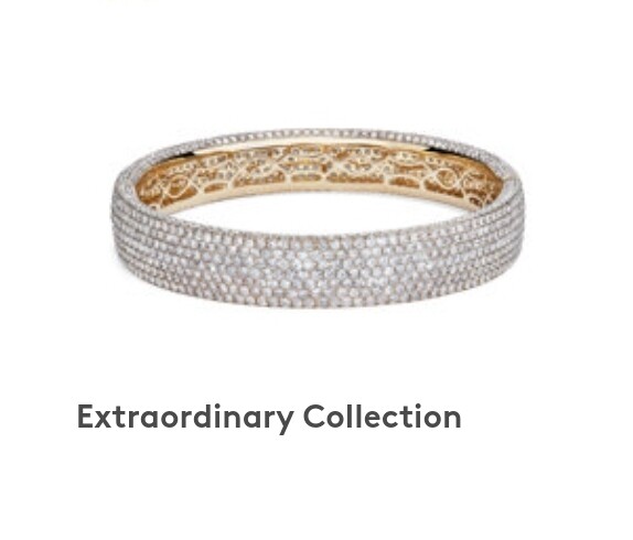 Diamond Pavé Bangle Bracelet
in 18k Yellow Gold (15 ct. tw.)