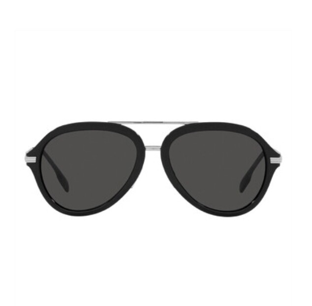 BURBERRY Dark Gray Aviator Men's Sunglasses