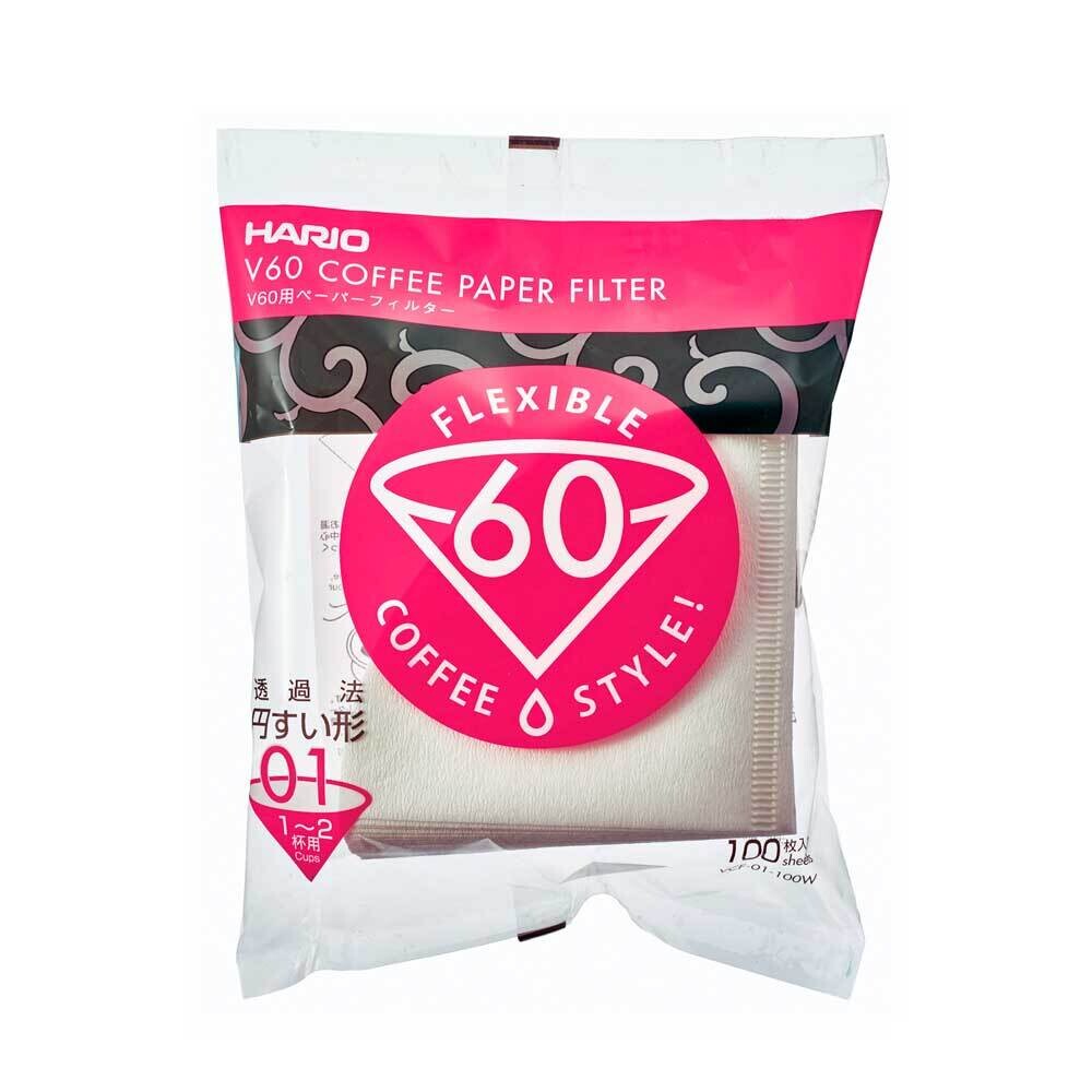 Filtros x 100, blanco para 1-2 tazas / Bracorigami y v60