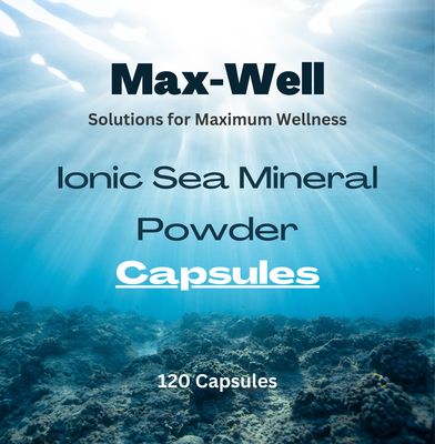 Ionic Sea Minerals, 120 Capsules/Bottle