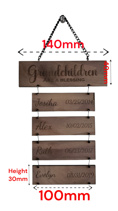 Grandchildren Birthday Tracker