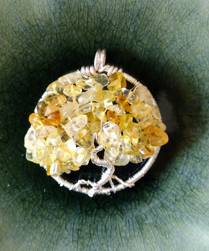 Citrine Tree of Life Pendant