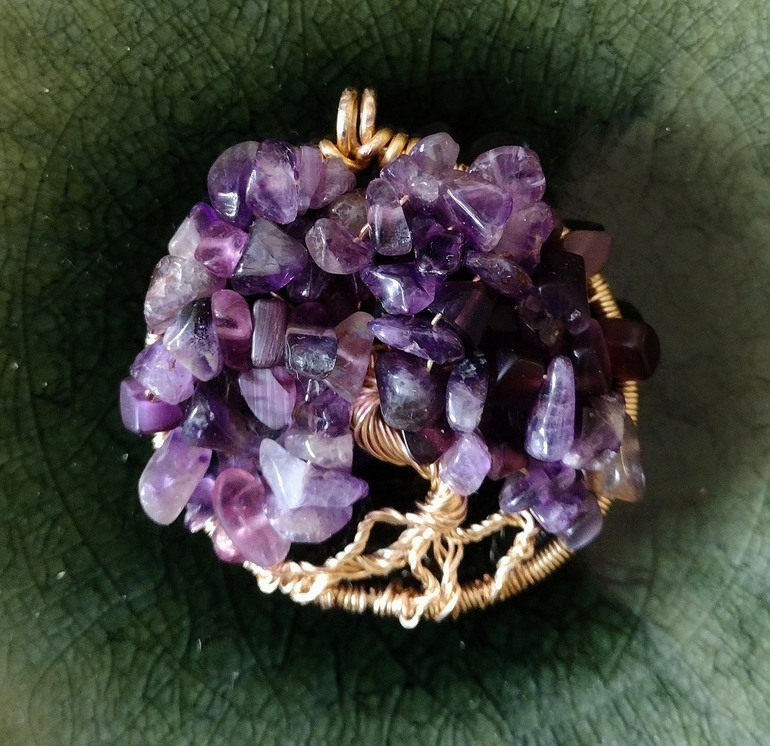Amethyst Tree of Life Pendant