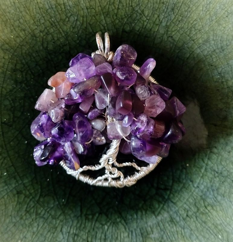 Amethyst Tree of Life Pendant