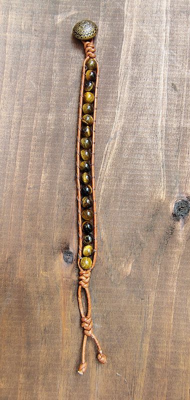 Tiger’s Eye Wrap Bracelet