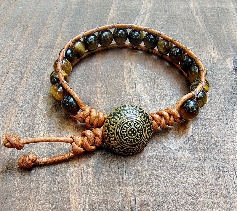 Tiger’s Eye Wrap Bracelet
