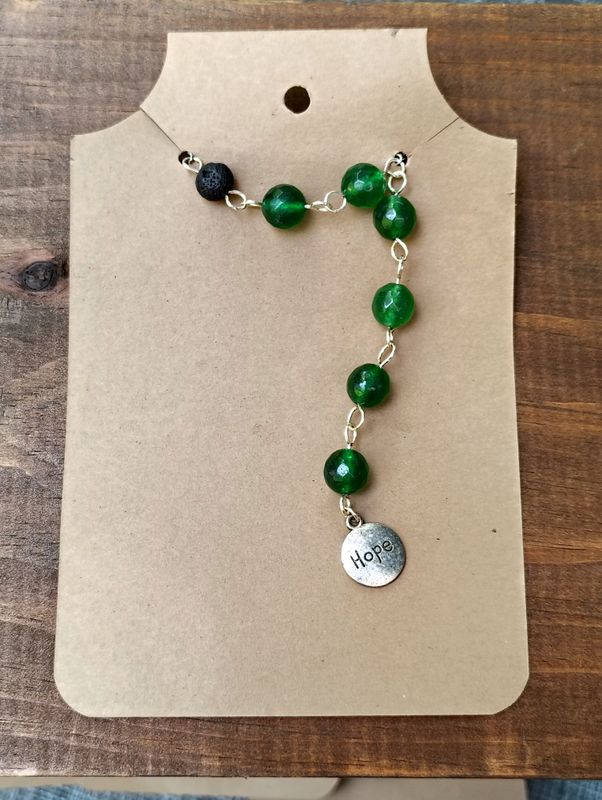 Green Aventurine Car Dangle