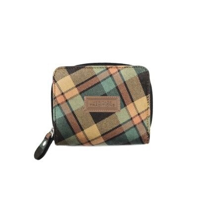 Heritage Check Purse - Green