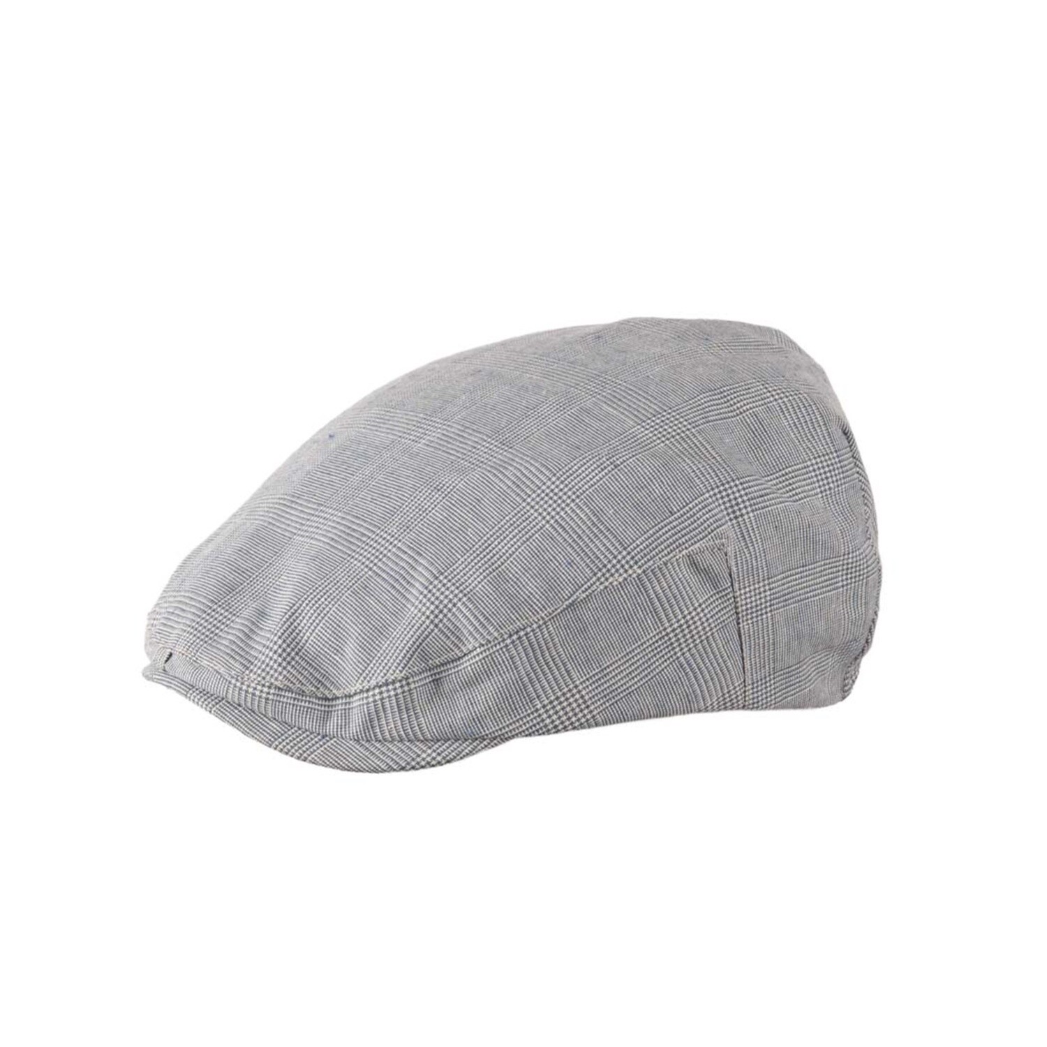 Classic Flag Cap Prince Of Wales Check Blue White