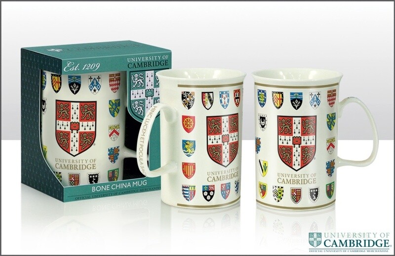 CU College Red Shield Bone China Mug