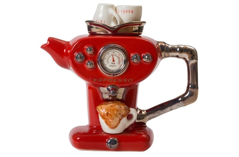 Espresso RED One-Cup Teapot