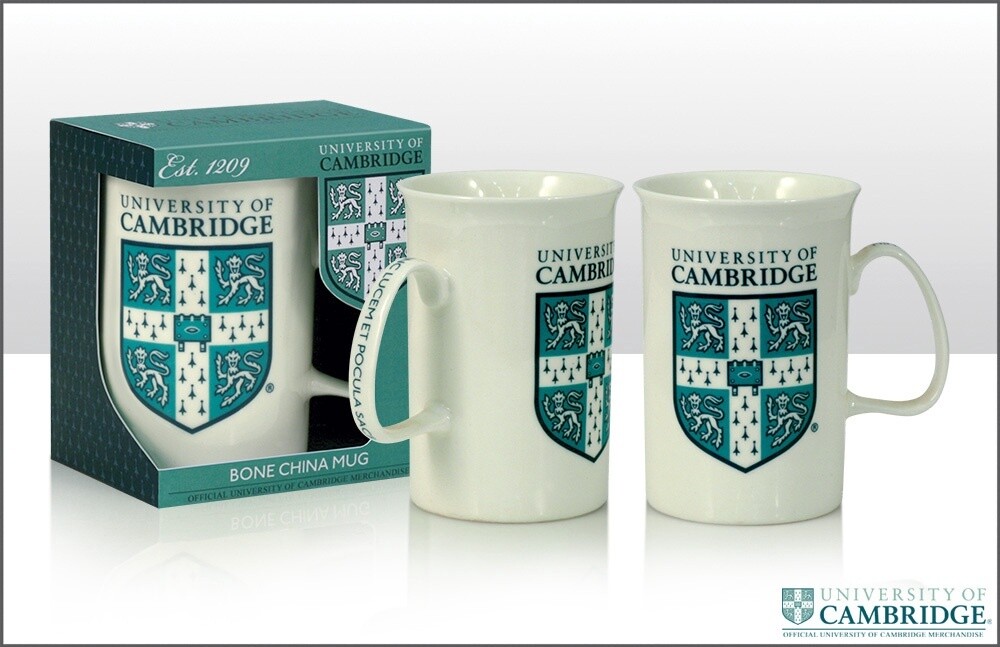 CU College Blue Shield Bone China Mug