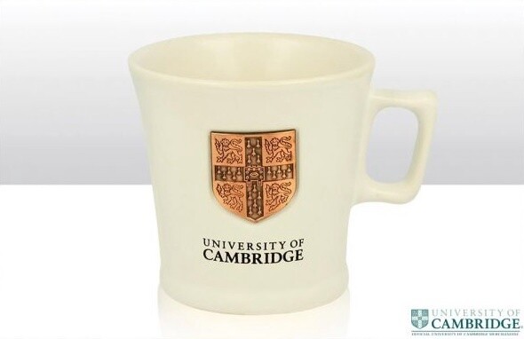 CU Metal Plaque Ceramic Mug