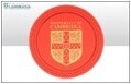 CU PU Leather Coaster RED
