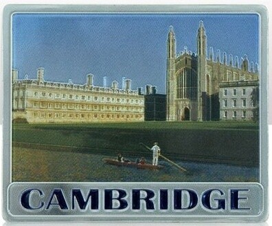 Cambridge Kings College Foil Stamped Magnet