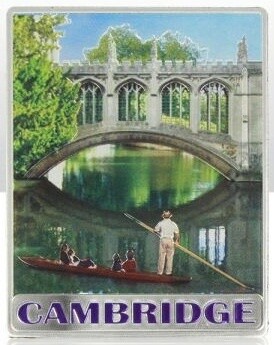 Cambridge River View Foil Stamped Magnet