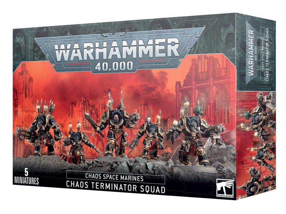 Chaos Space Marines: Terminator Squad (5 Miniatures)