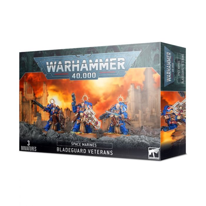 Space Marines: Bladeguard Veterans (3 miniatures)