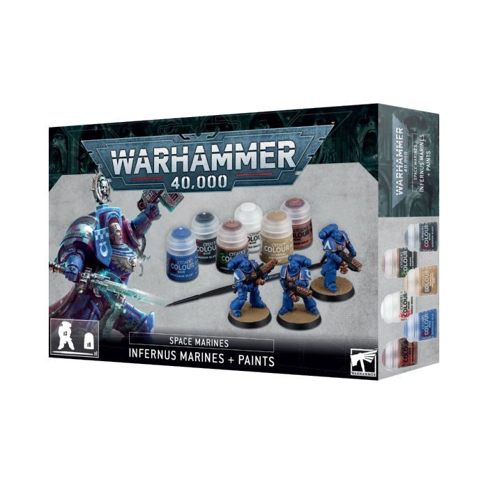 Space Marines: Infernus Marines &amp; Paint Set