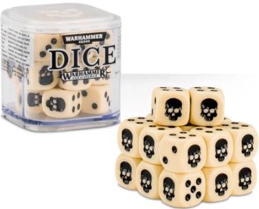 Dice Cube - White