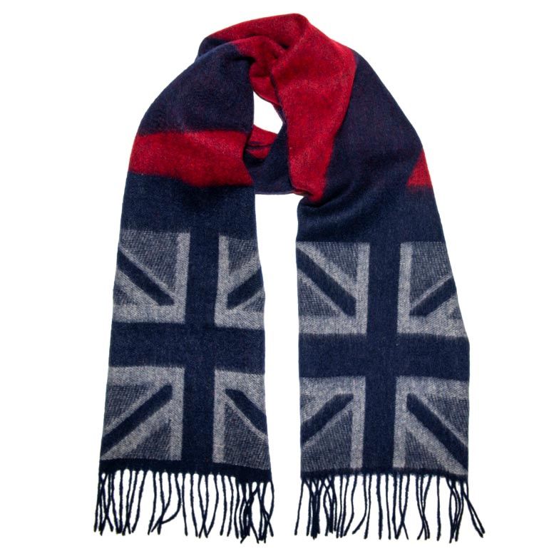 Union Jack Classic Brushed Wool Scarf