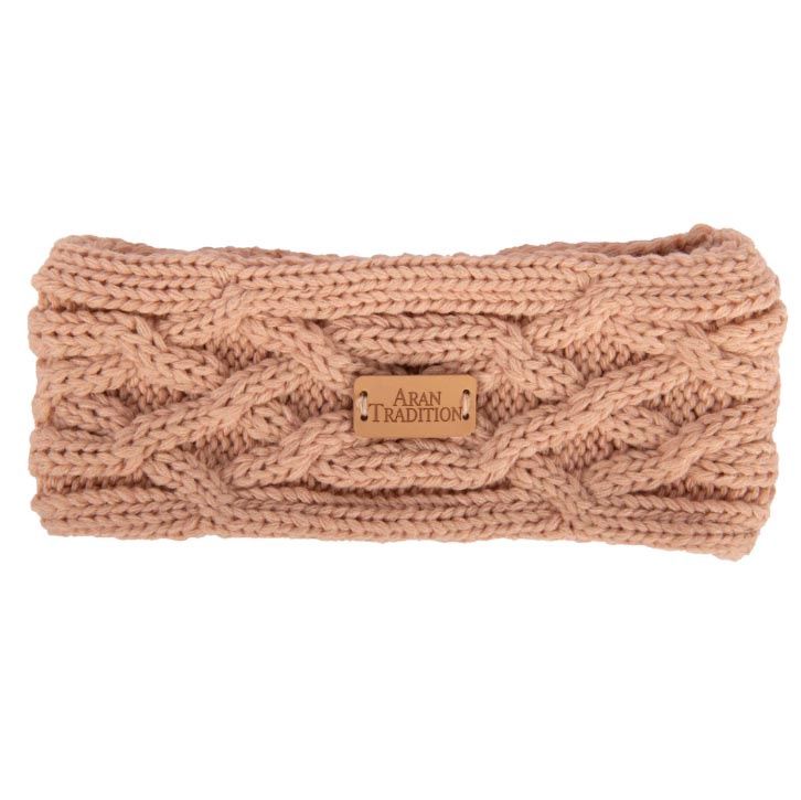 Aran Headband - Blush