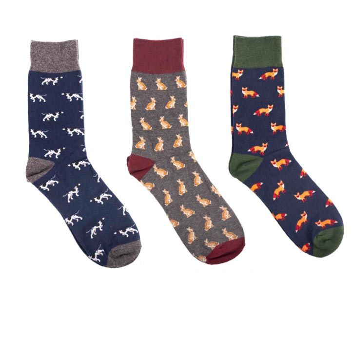Heritage 3pk Socks Pointer/Hare/Fox