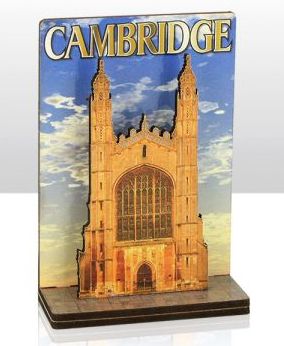 Kings Chapel Cambridge Photo Wood Layered Magnet