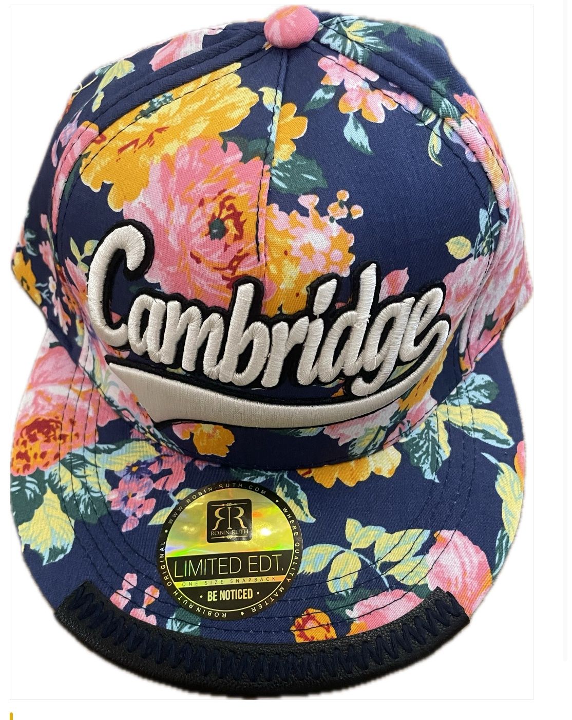 Cambridge Floral Navy Baseball Cap