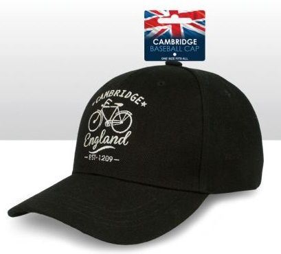 Cambridge Bike Black Baseball Cap