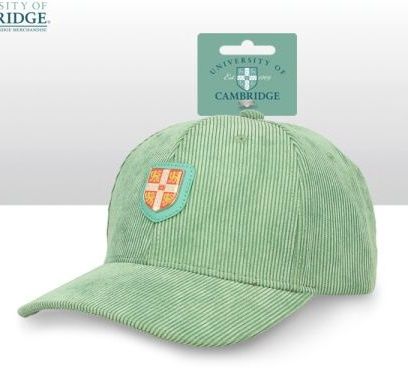 CU Shield Green Corduroy Baseball Cap