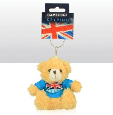 Cambridge Bears Union Jack Soft Toys Keyrings