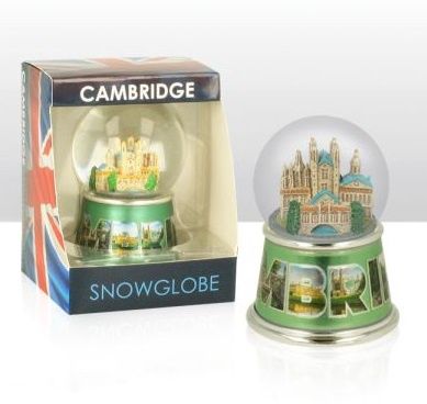 Cambridge Word Foil Base 45mm Snowglobe