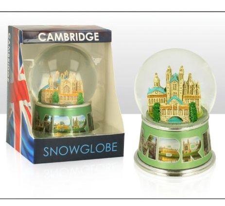 Cambridge Word Foil Base 65mm Snowglobe