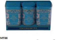The Song Thrush Mini Tea Tin Gift Pack - Teal